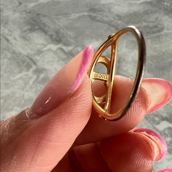 Dior Gold and Silver Women's Ring - Picture 4 of 7